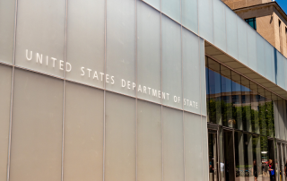 Front of building, U.S. Department of State