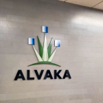 Rebranded Alvaka logo sign