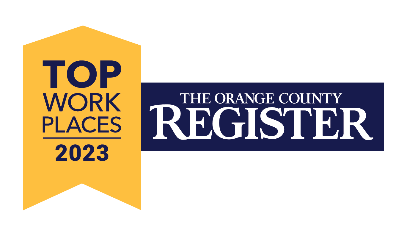 Banner. Top Workplaces 2023. The Orange County Register.